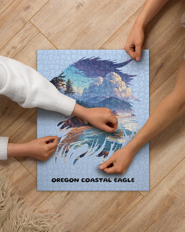 OREGON COASTAL EAGLE - Jigsaw puzzle