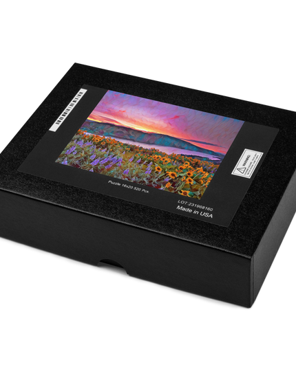Columbia River Gorge - Wildflowers - Digital Art - Jigsaw puzzle