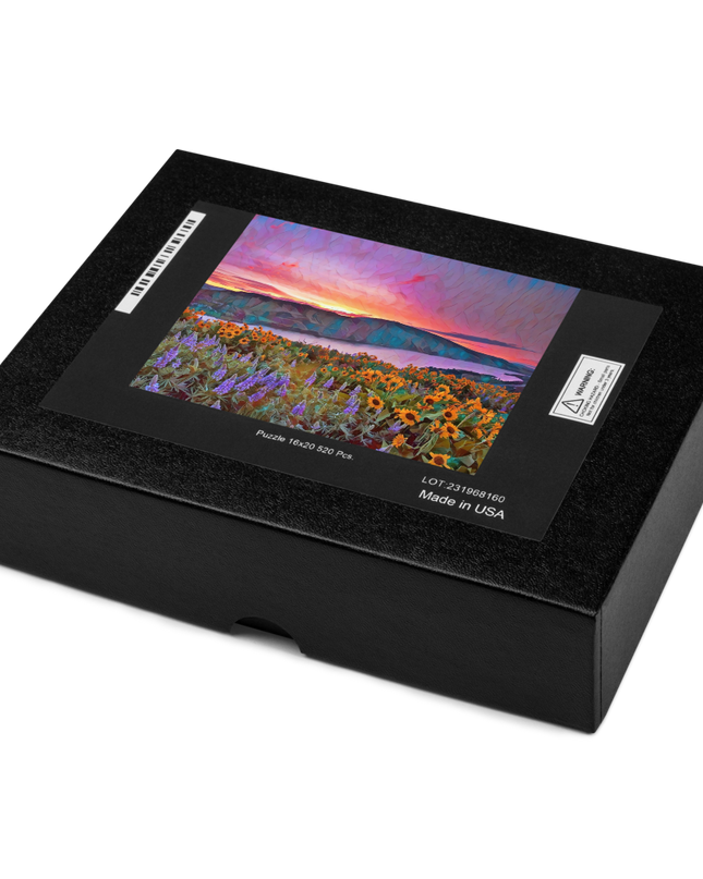Columbia River Gorge - Wildflowers - Digital Art - Jigsaw puzzle