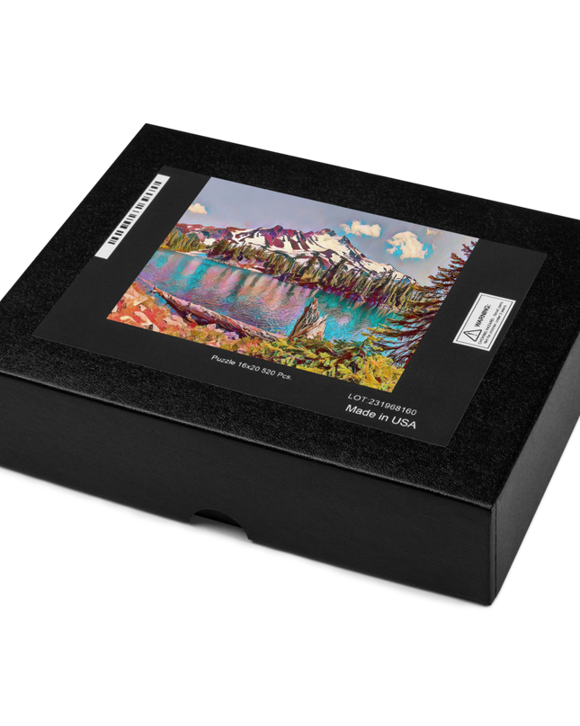 Mount Jefferson - Digital Art - Jigsaw puzzle