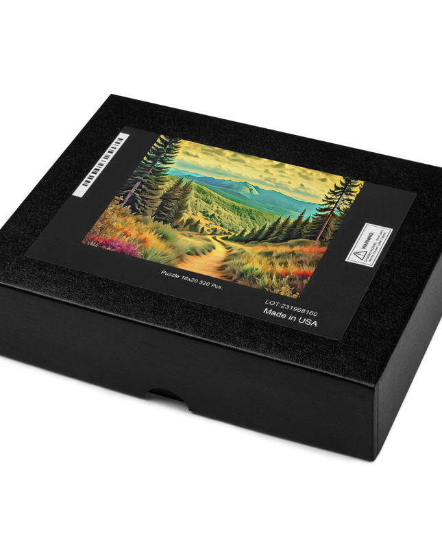 Hiking Oregon - Digital Art - Jigsaw puzzle