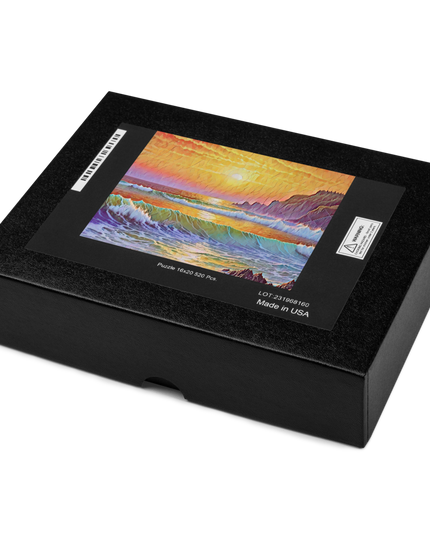 Oregon Coast Sunset - Digital Art - Jigsaw puzzle