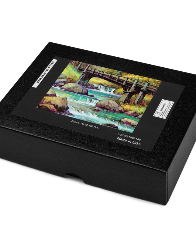 Oregon Bridge - Digital Art - Jigsaw puzzle