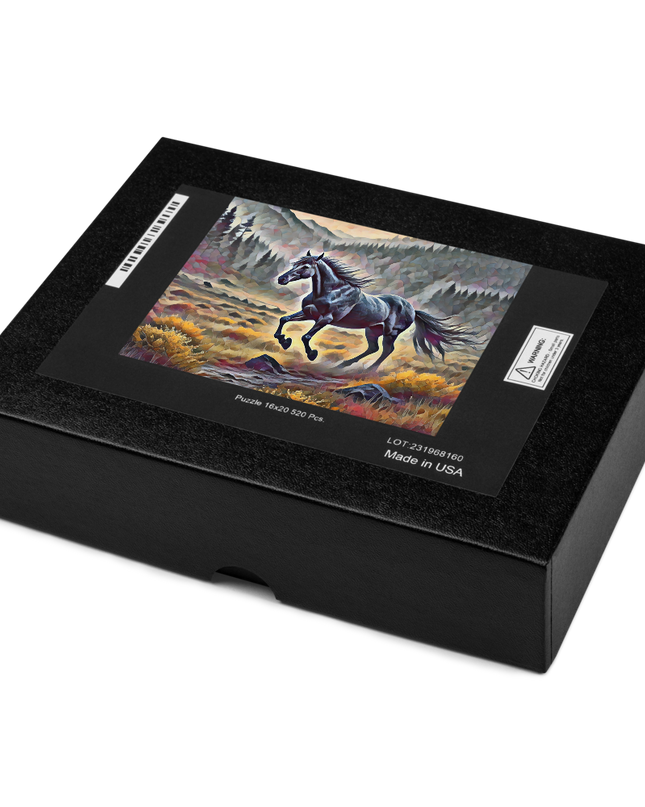 Oregon Running Horse - Digital Art - Jigsaw puzzle