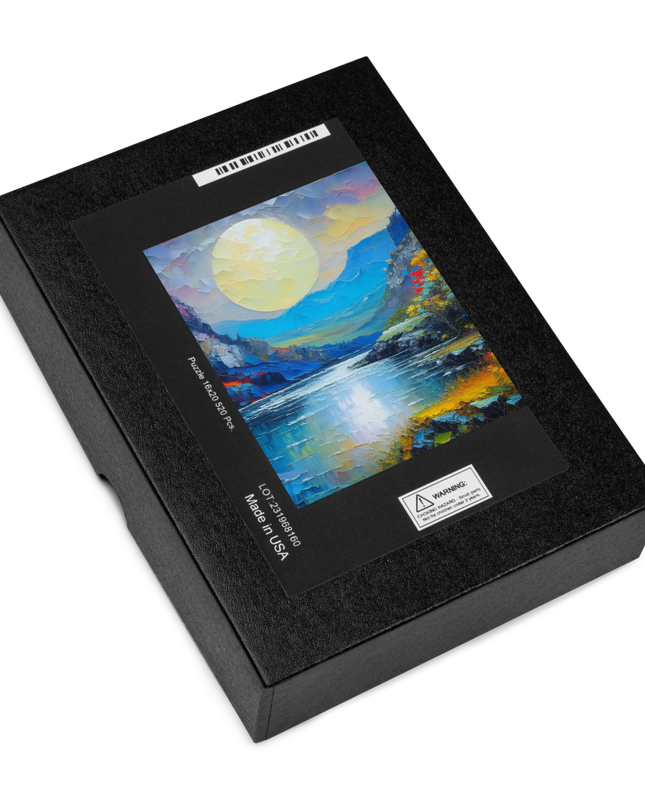 Moon Over the Gorge - Jigsaw puzzle