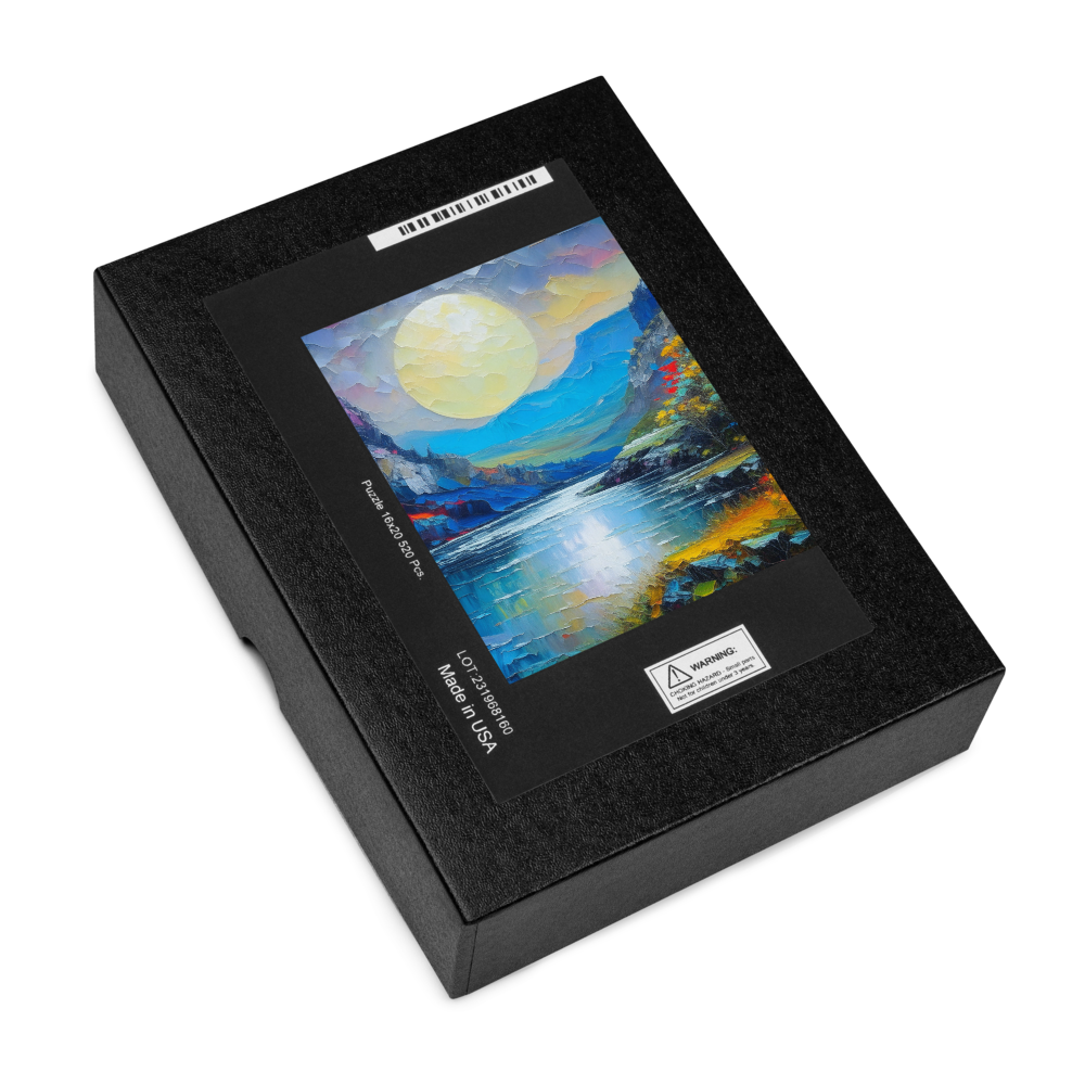 Moon Over the Gorge - Jigsaw puzzle