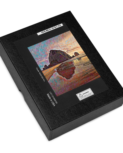 Haystack Rock - Digital Art - Jigsaw puzzle
