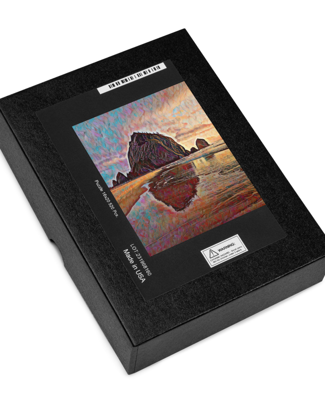 Haystack Rock - Digital Art - Jigsaw puzzle