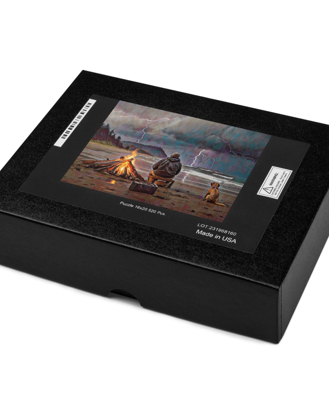 Bonfire in the Storm - Jigsaw puzzle