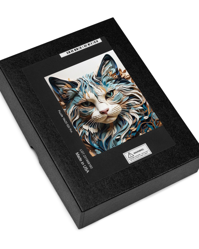 Paper Cat - Jigsaw puzzle