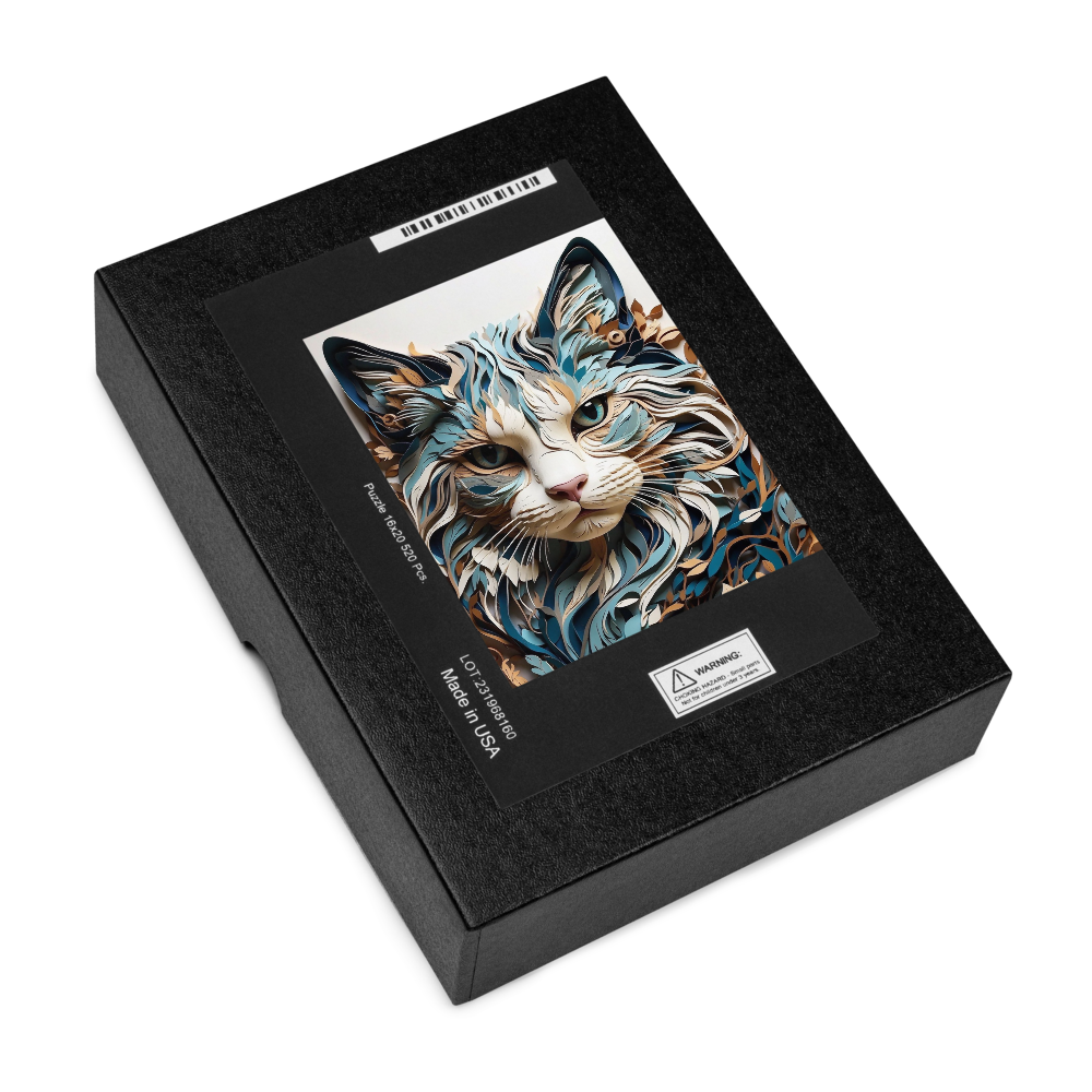 Paper Cat - Jigsaw puzzle