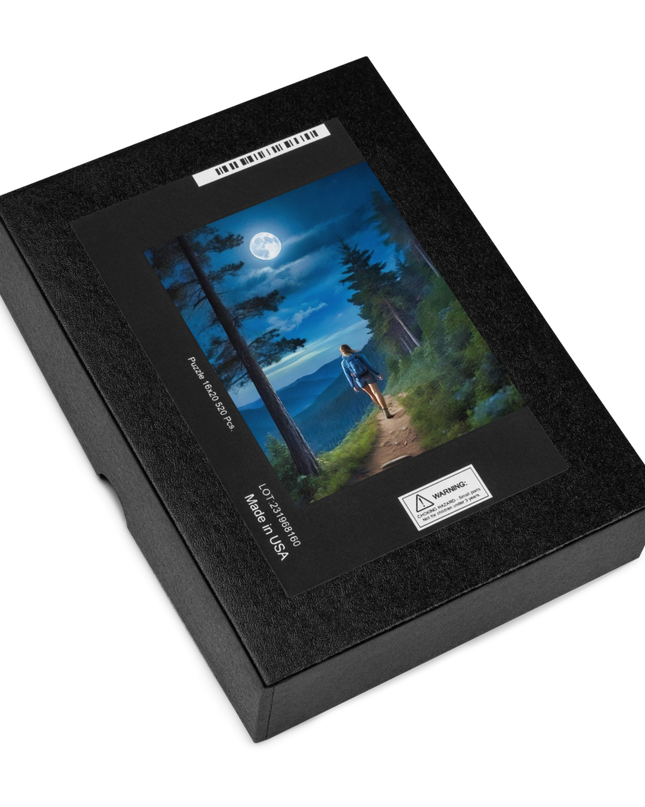 Oregon Full Moon Hiking - Jigsaw puzzle