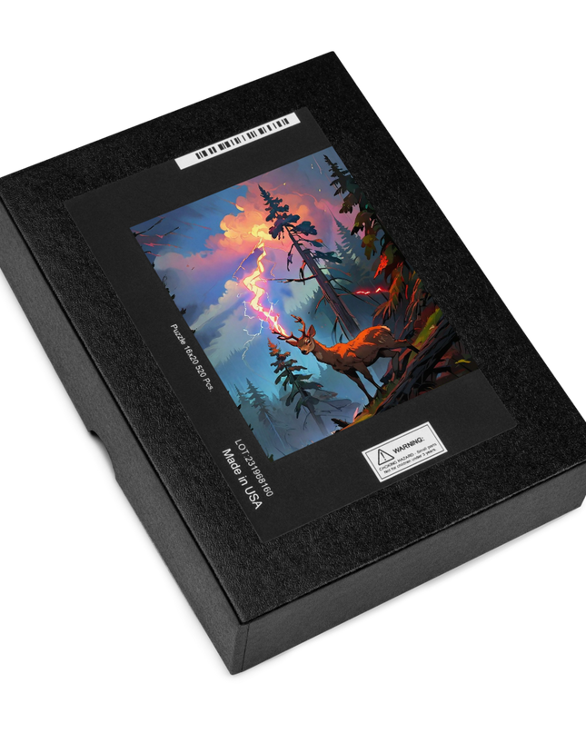 Oregon Lightning Strike - Jigsaw puzzle
