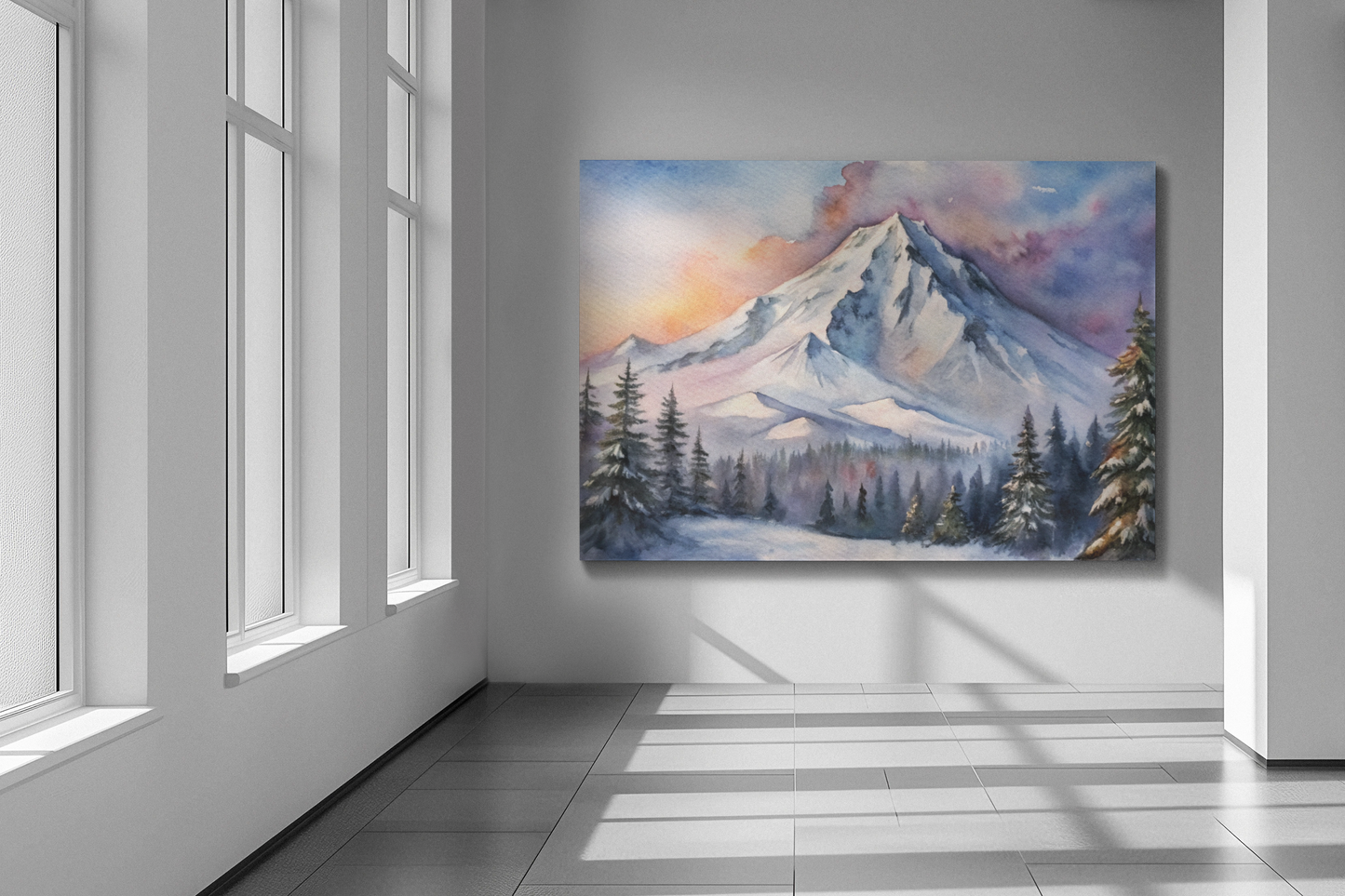 OREGON IN WINTER - 40x60 Big Canvas Art