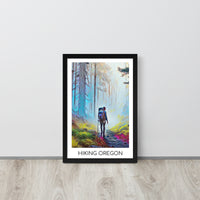 Thumbnail for Hiking Oregon - Framed poster