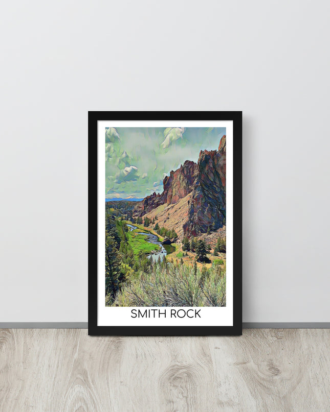 Smith Rock - Framed poster