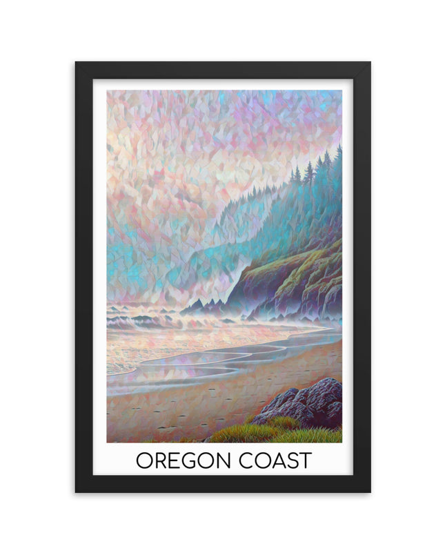 Oregon Coast - Framed poster