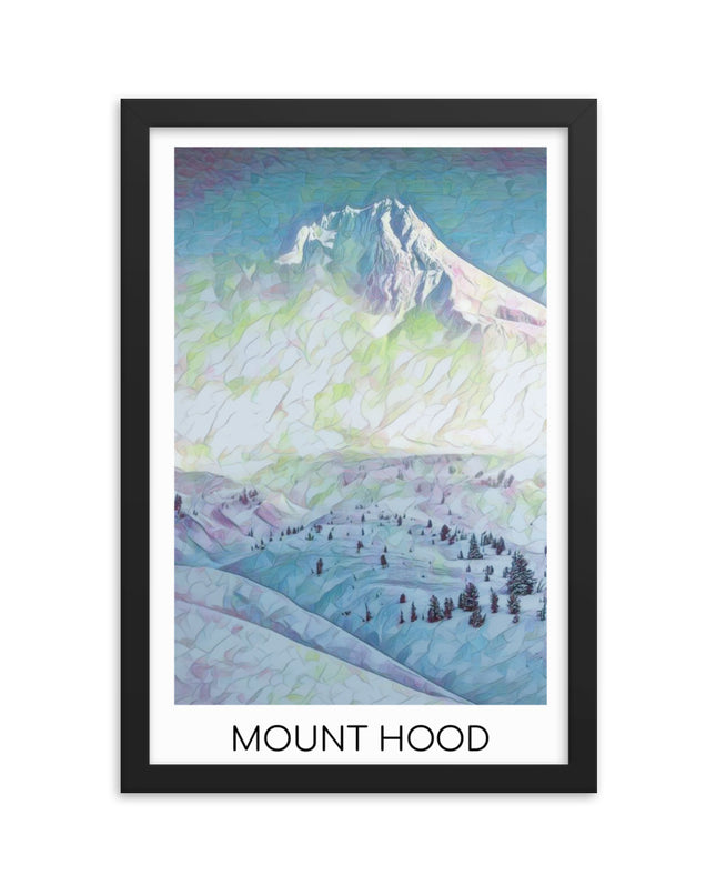 Mount Hood - Framed poster