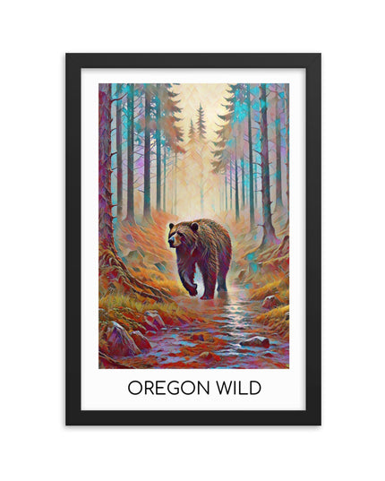 Oregon Wild - Framed poster