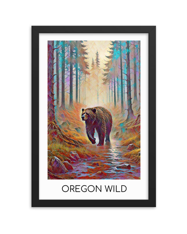 Oregon Wild - Framed poster