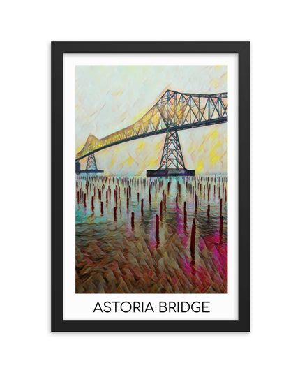 Astoria Bridge - Framed poster