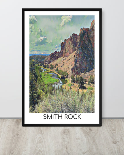 Smith Rock - Framed poster