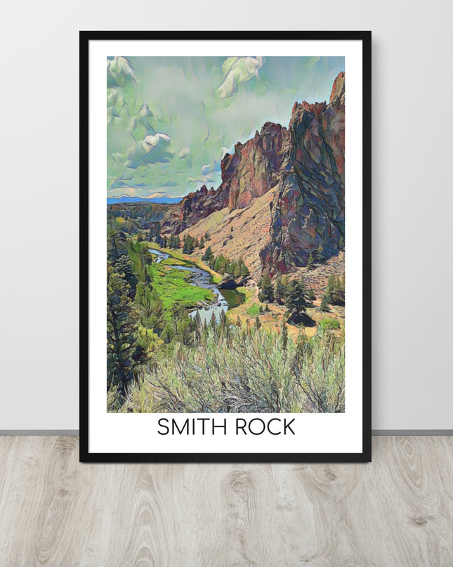 Smith Rock - Framed poster