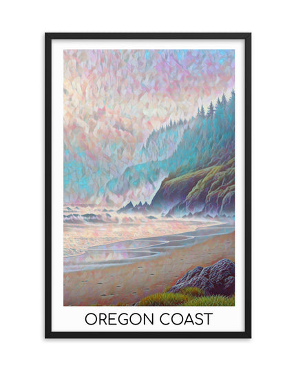 Oregon Coast - Framed poster