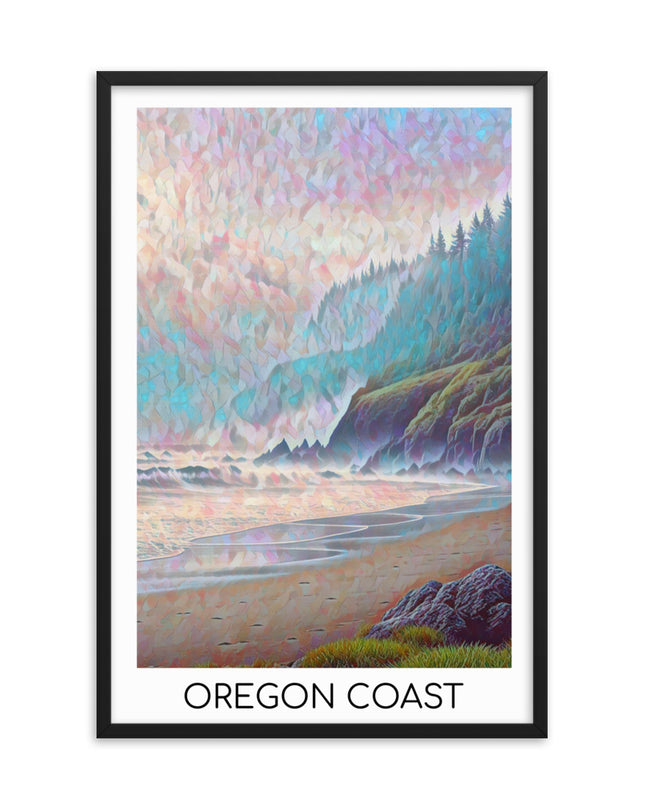 Oregon Coast - Framed poster