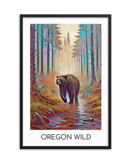 Oregon Wild - Framed poster