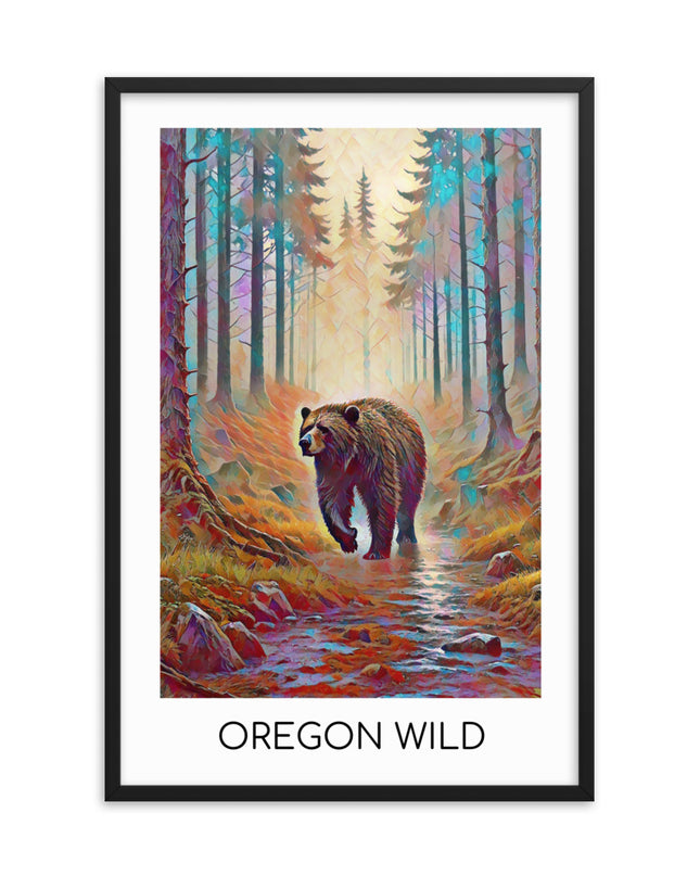 Oregon Wild - Framed poster