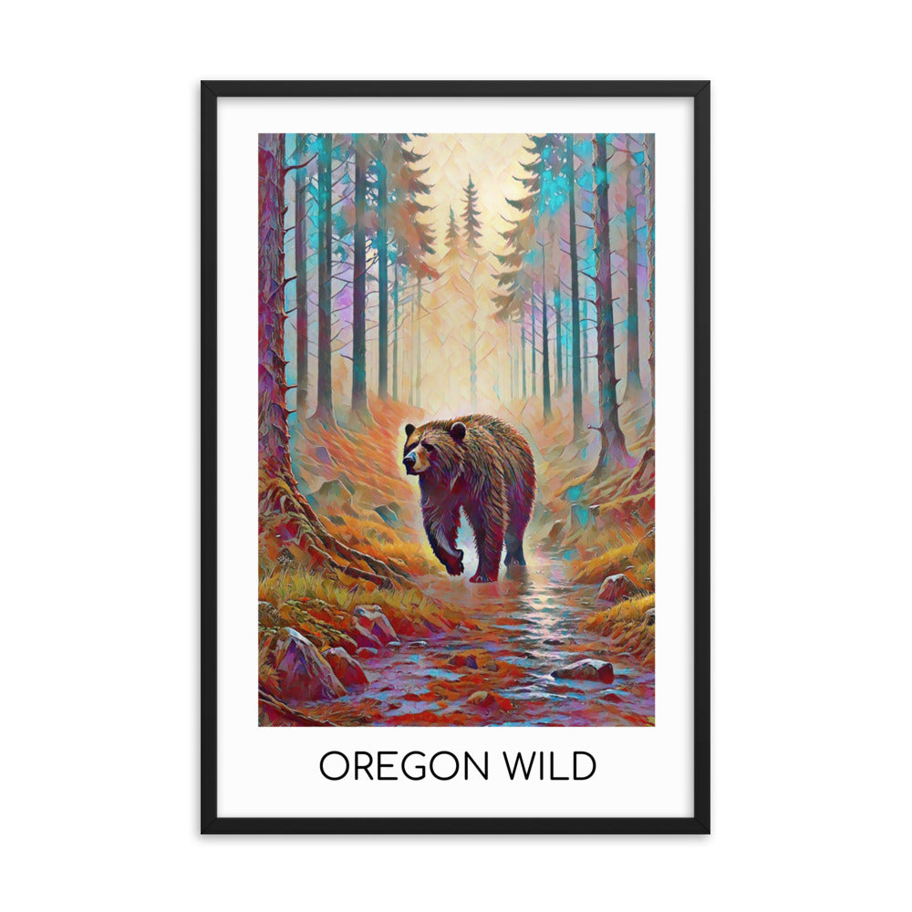 Oregon Wild - Framed poster