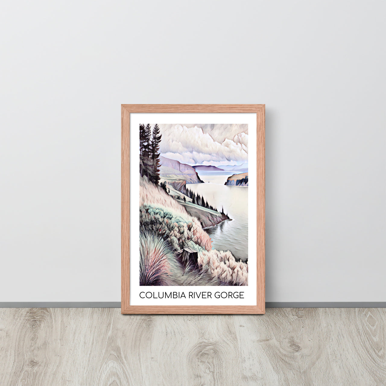 Columbia River Gorge - Framed poster