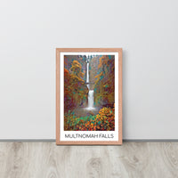 Thumbnail for Multnomah Falls - Framed poster