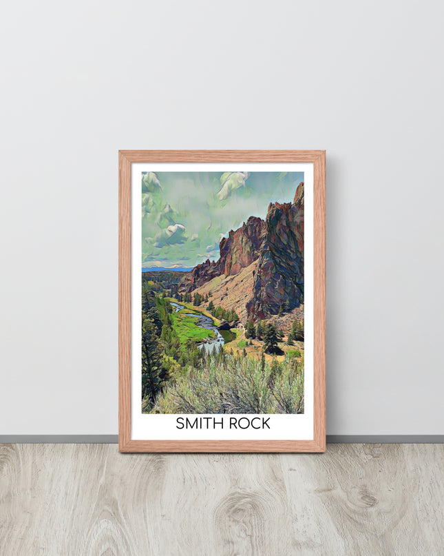 Smith Rock - Framed poster