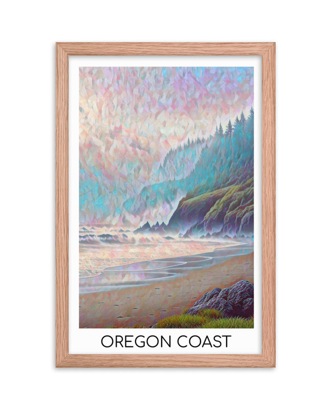 Oregon Coast - Framed poster