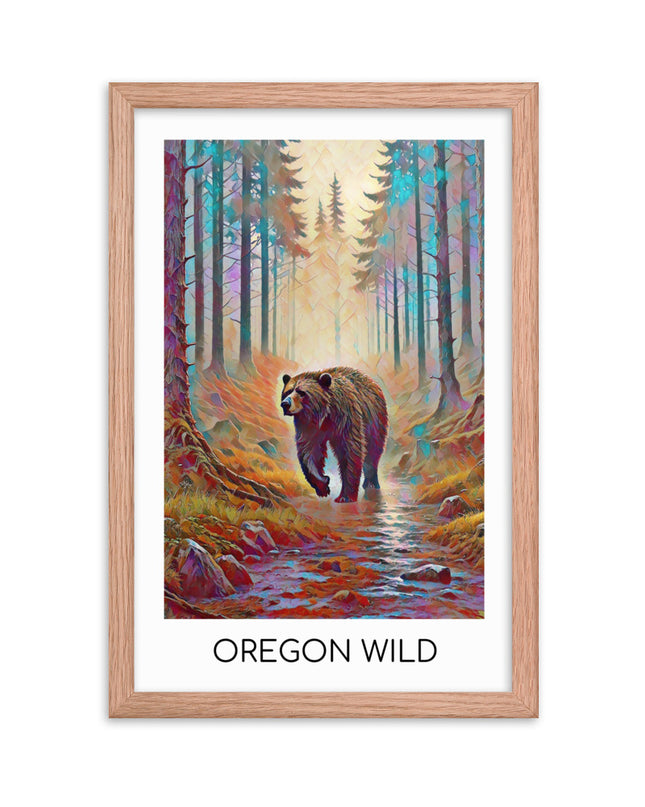 Oregon Wild - Framed poster