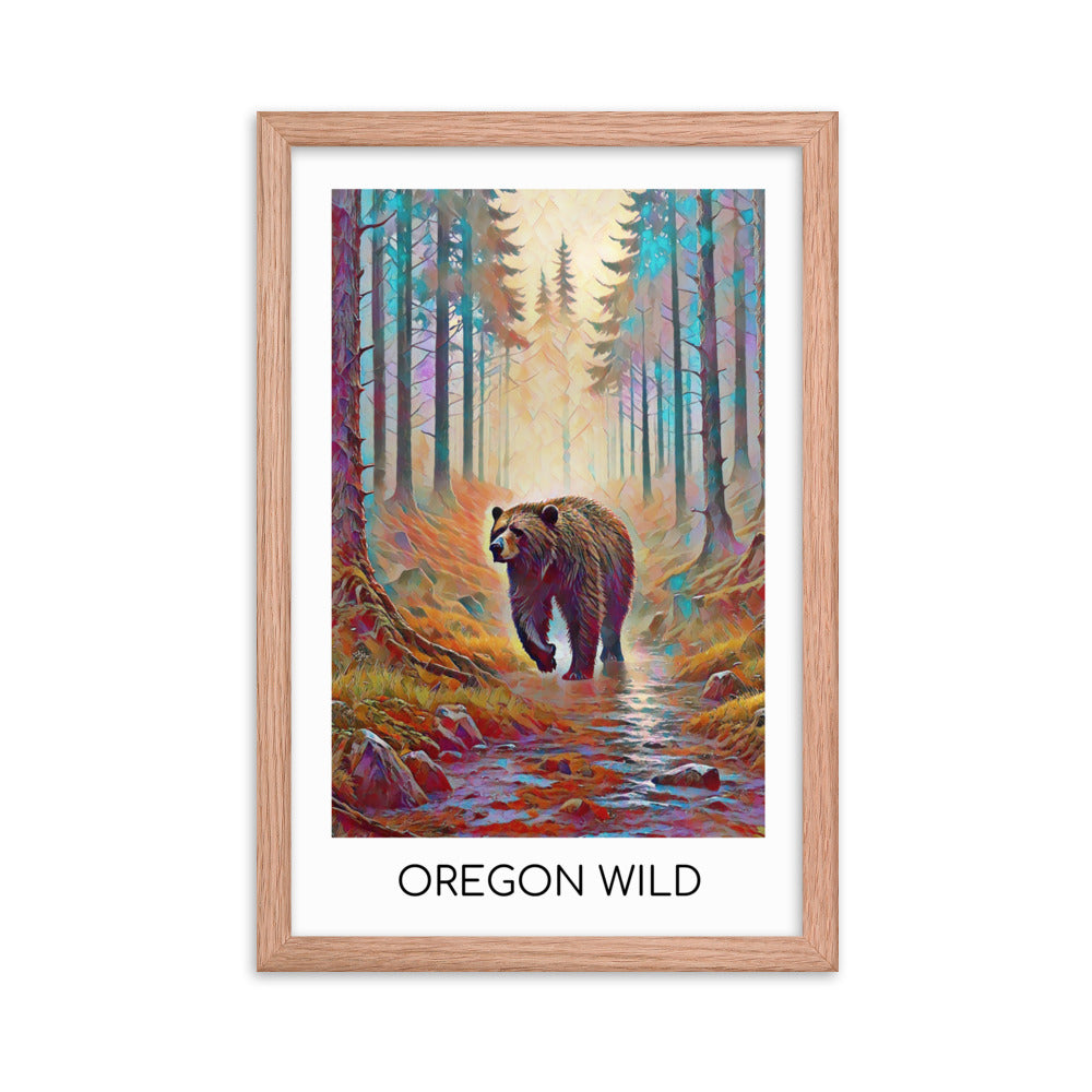 Oregon Wild - Framed poster