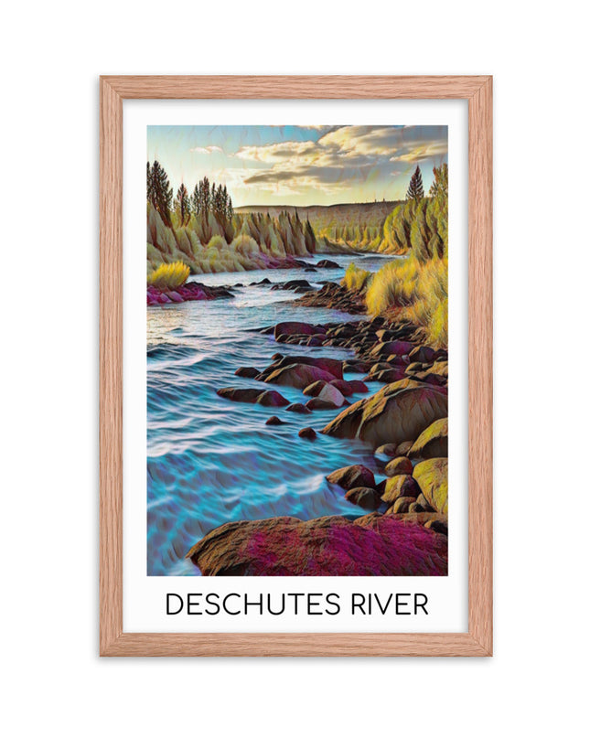 Deschutes River - Framed poster