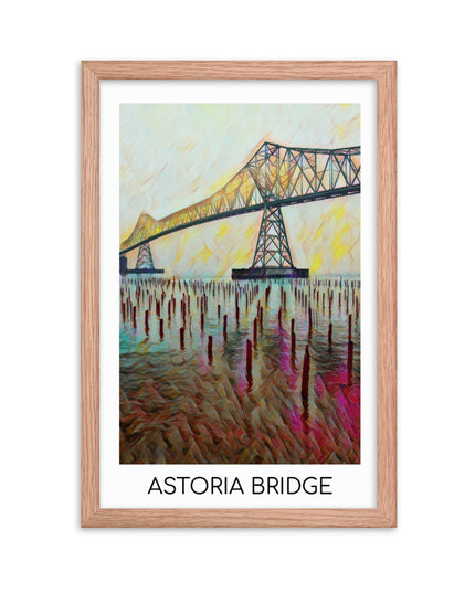 Astoria Bridge - Framed poster