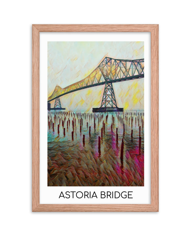 Astoria Bridge - Framed poster