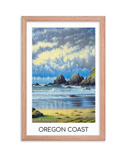 Oregon Coast - Framed poster