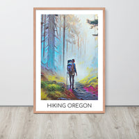 Thumbnail for Hiking Oregon - Framed poster
