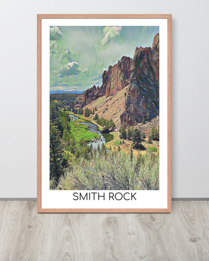 Smith Rock - Framed poster