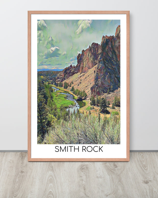 Smith Rock - Framed poster