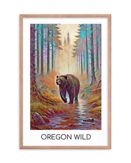 Oregon Wild - Framed poster