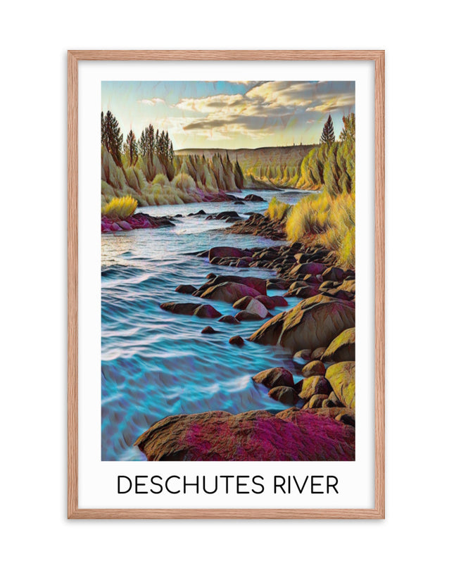 Deschutes River - Framed poster