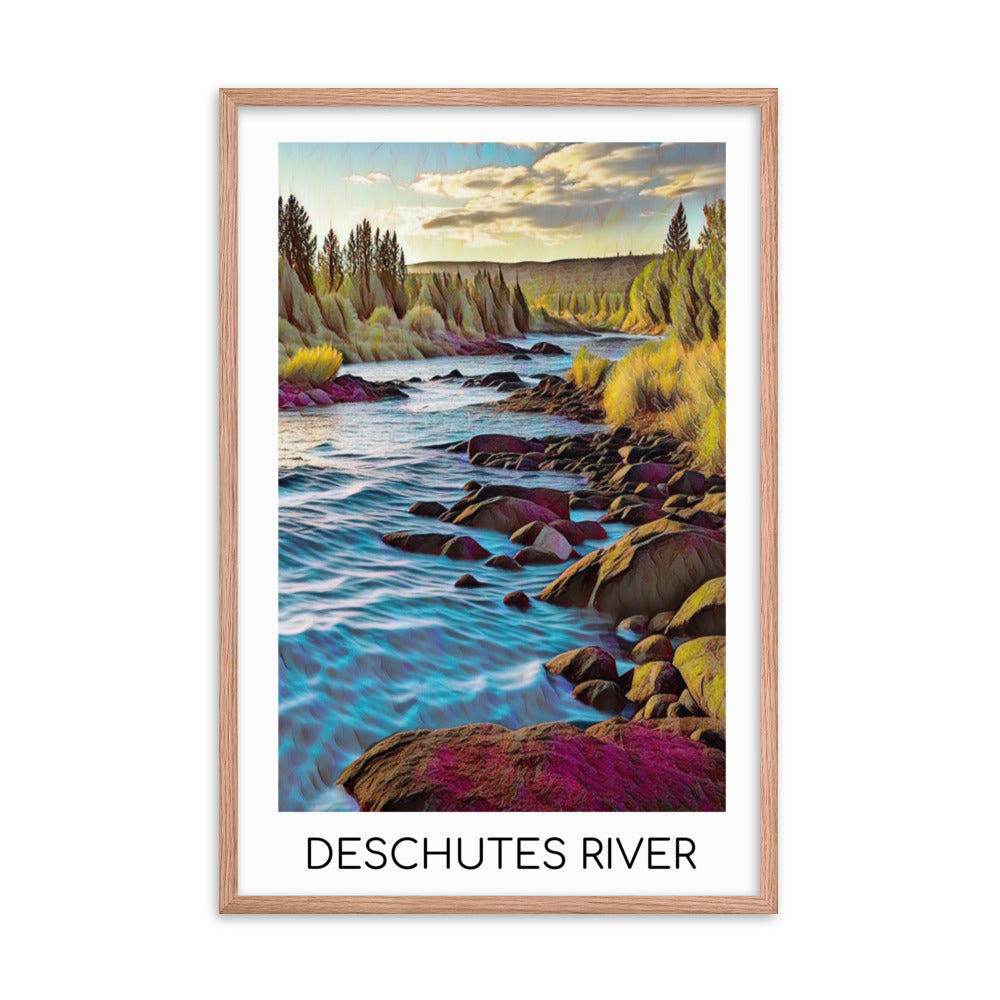 Deschutes River - Framed poster