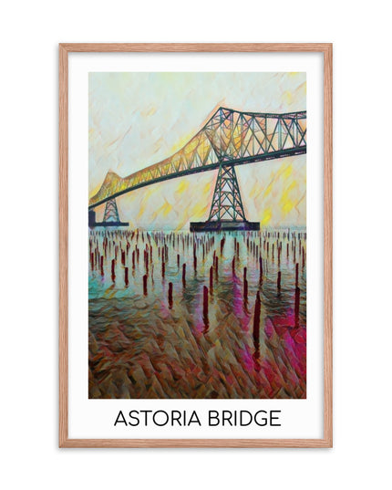 Astoria Bridge - Framed poster