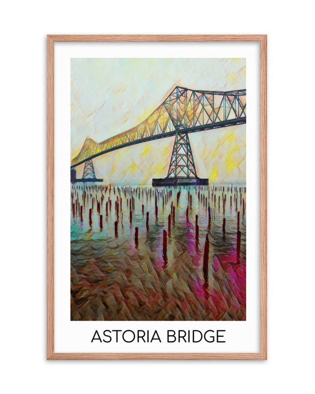 Astoria Bridge - Framed poster
